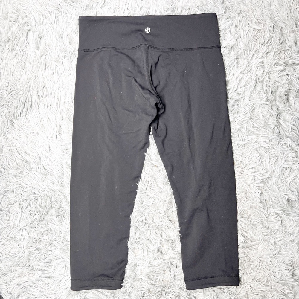 Lululemon crop Leggings Black Size 8